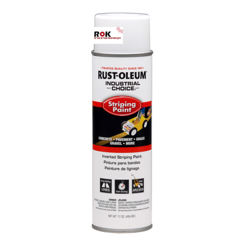 ספריי סימון ותיחום לבן RUST-OLEUM