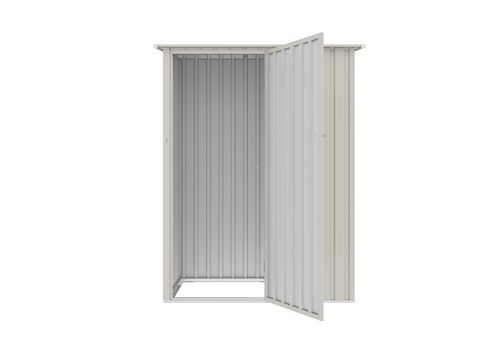 מחסן גינה מתכת מגולוונת Super Garden Shed ג'ויה - מחסן בצבע שמנת במידות 143x95 ס