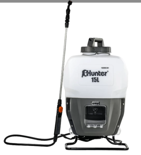 מרסס גב נטען 15 ליטר 18V + סוללה 2A + מטען - HUNTER