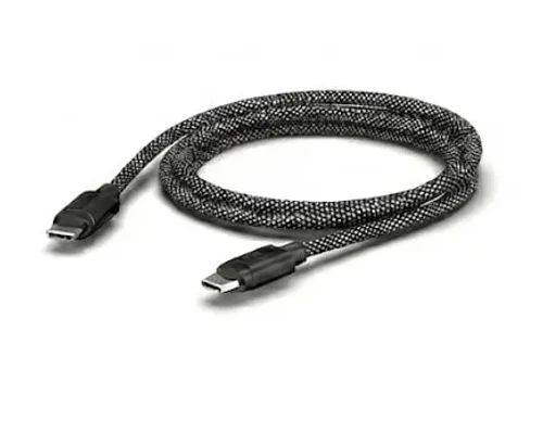 כבל USB-C קלוע 100W לטעינה מהירה והעברת אנרגיה לסוללת Greenworks 24V