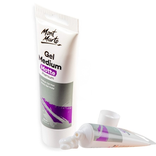 מדיום ג'ל מט 75 מל- Mont Marte Gel Medium Matte