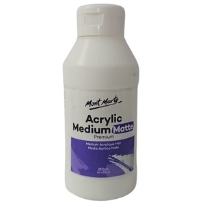 מדיום אקרילי מט 250 מל- Mont Marte Acrylic Medium Matte