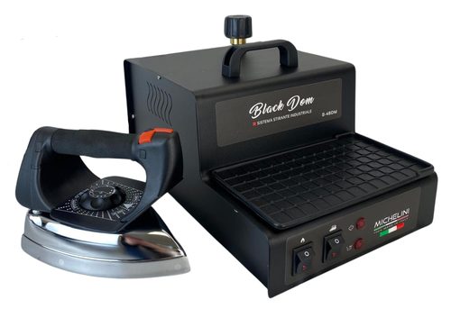 מגהץ קיטור מקצועי Black Dom עם הפעלה דואלית MICHEINI דגם B-48DM