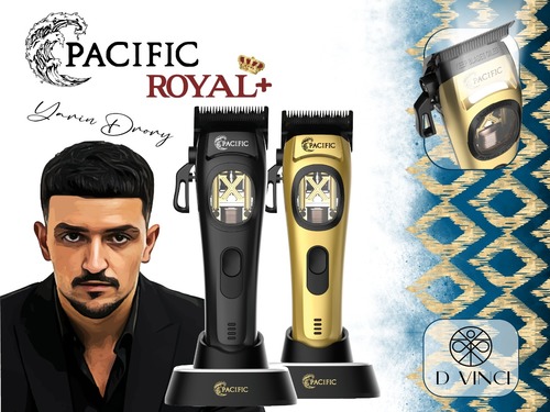 מכונת תספורת Pacific Royal+ Plus R4 black & gold