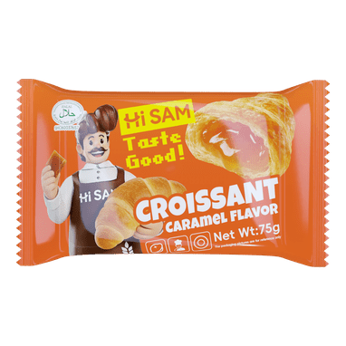 Hi SAM - מאפה קוראסון בטעם קרמל 75 גרם