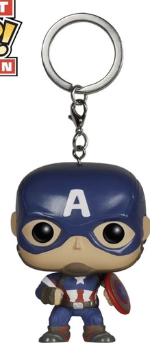 פופ מחזיק מפתחות קפטן אמריקה | Funko Pop! Keychain Captain America