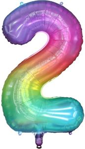 בלון מיילר צבעוני כ-86 סנטימטר - ספרה 2