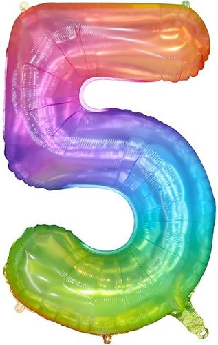 בלון מיילר צבעוני כ-86 סנטימטר - ספרה 5
