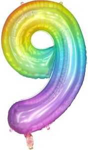 בלון מיילר צבעוני כ-86 סנטימטר - ספרה 9