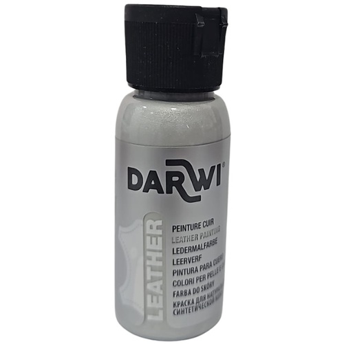 צבע לעור 50 מל- Darwi Leather Silver