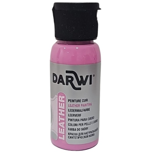 צבע לעור 50 מל- Darwi Leather Pink