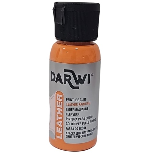 צבע לעור 50 מל- Darwi Leather Orange