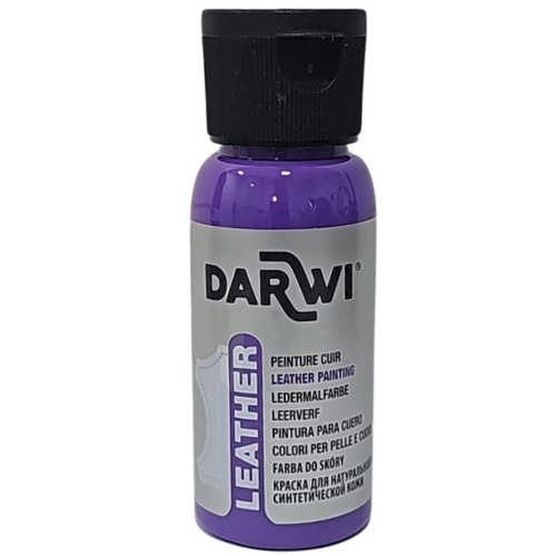 צבע לעור 50 מל- Darwi Leather Violet