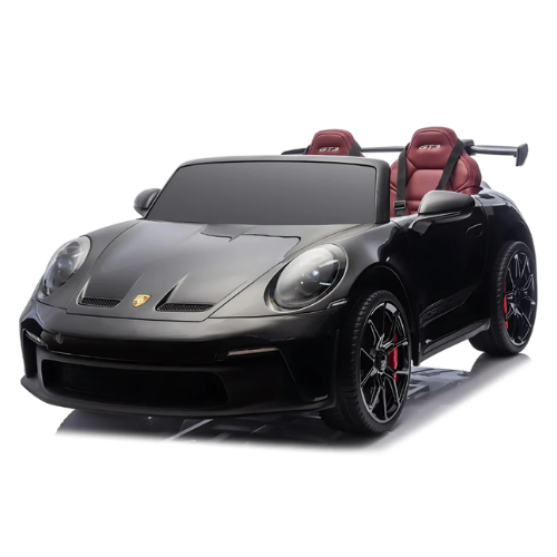 מכונית ממונעת לילדים פורשה Porsche 911 GT3 דגם XXL מתח 24V - שחור