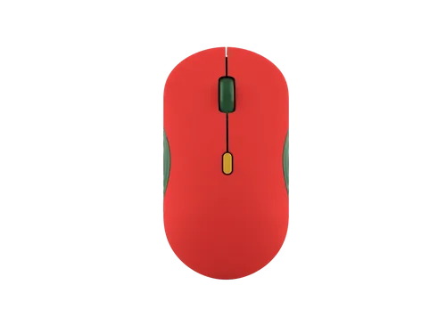 עכבר בלוטוס אלחוטי Lenovo 350 Bluetooth Silent Mouse (Fan Edition - Portugal) GY51U71764 - צבע אדום ירוק צהוב