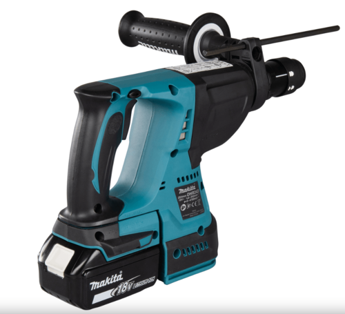פטישון נטען 18V Makita DHR243Z SDS Plus Brushless עם חציבה עוצמת הלימה 2.0J קידוח בטון עד 24 מ״מ גוף בלבד 