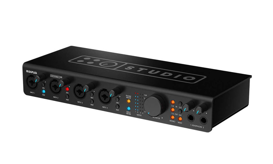 כרטיס קול  MidiPlus Studio 4 Pro OTG Gen2