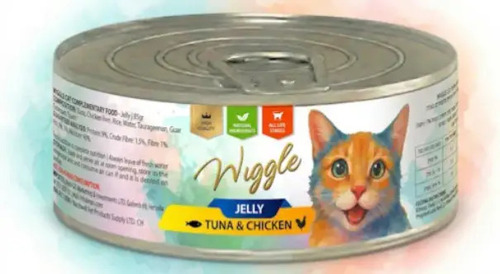WIGGLE שימורי חתולים טונה עוף ודגים בג'לי