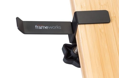 מתלה לאוזניות עם תפסן לשולחן GATOR GFW-HP-HANGERDESK