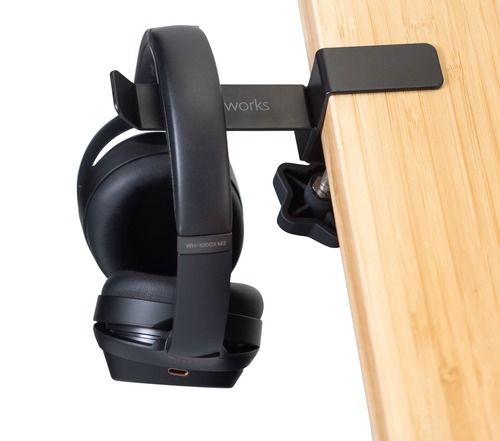 מתלה לאוזניות עם תפסן לשולחן GATOR GFW-HP-HANGERDESK