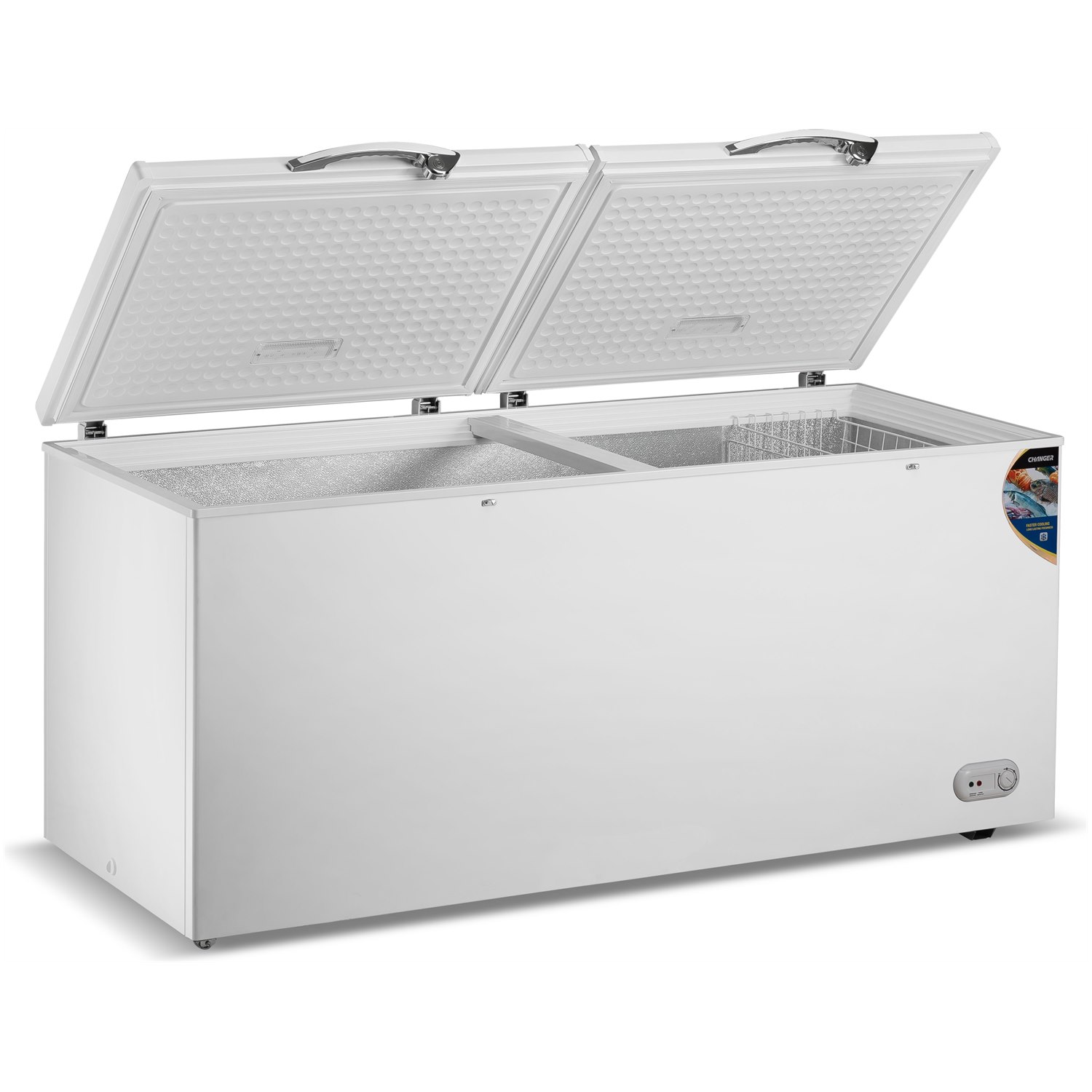 מקפיא/מקרר שוכב 720 ליטר RF-770PC לבן פיינמלי FAYNAMELI