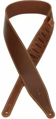 רצועה לגיטרה Levy's M17BSS-BRN 2.5 Wide Pull-up Butter Leather Guitar Strap