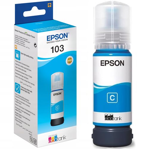 מיכל דיו כחול למדפסת הזרקת דיו Epson EcoTank L3356