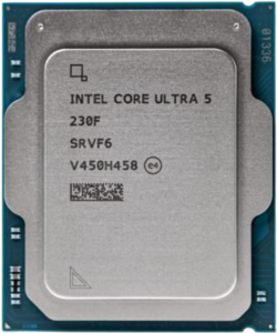 מעבד | Intel Core Ultra 5 Processor 230F 10Cores | 5Ghz no GPU No Fan
