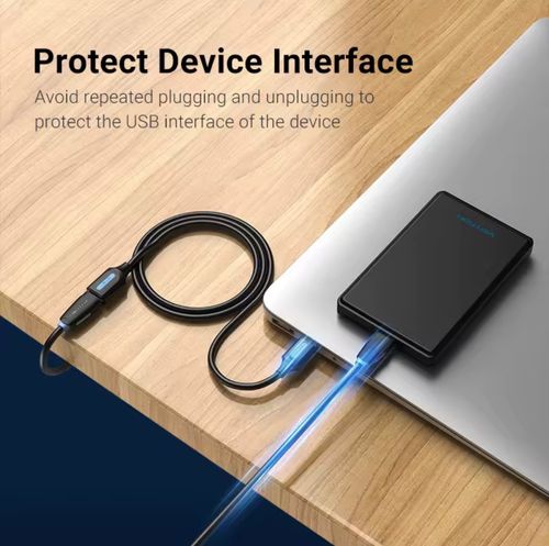 כבל מאריך USB 2.0 זכר / נקבה 3 מטר Vention | Extension Cable