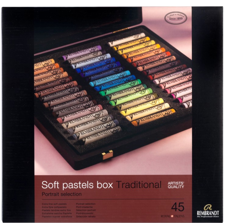 סט של 45 גירי פסטל רך REMBRANDT sof pastels PORTRAIT SELECTION