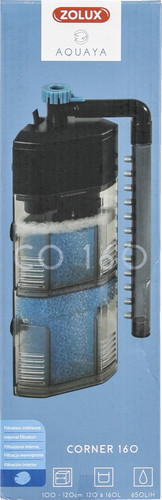 זולוקס פילטר פנימי פינתי איכותי ושקט  FILTER CORNER 160