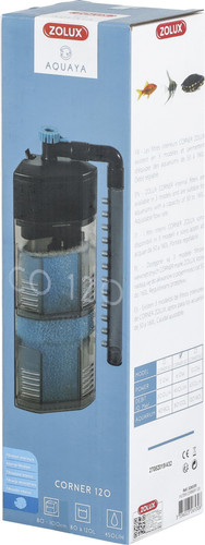 זולוקס פילטר פנימי פינתי איכותי ושקט  FILTER CORNER 120