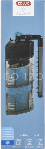 זולוקס פילטר פנימי פינתי איכותי ושקט  FILTER CORNER 120