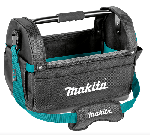תיק כלי עבודה פתוח Makita Ultimate Open Tool Tote E-15403 עם מעל 30 מקומות אחסון 