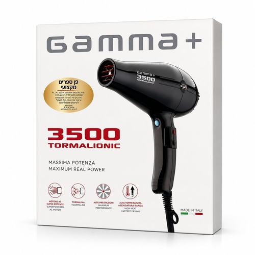 מייבש שיער מקצועי למספרות Gamma 3500R צבע אדום