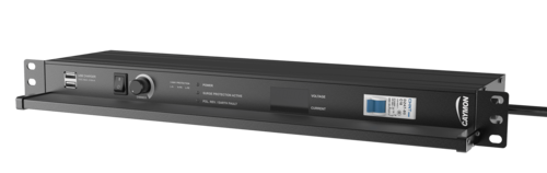 מפצל חשמל 9 יציאות, Caymon PSR529G/B ,19