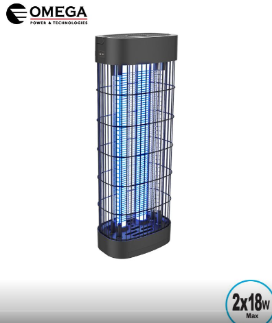 קטלן יתושים TOWER W36 - במראה ייחודי - OMEGA