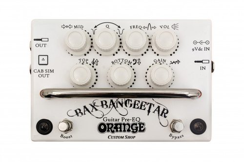 אפקט לגיטרה  ORANGE BAX BANGEETAR PEDAL WHITE