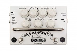 אפקט לגיטרה  ORANGE BAX BANGEETAR PEDAL WHITE