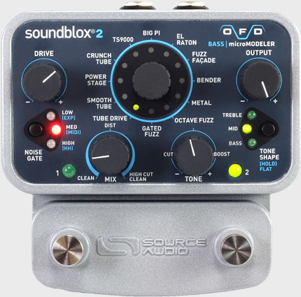 אפקט מודולציה לבס Soundblox2 OFD Bass microModeler