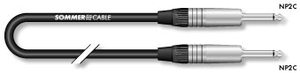 כבל גיטרה 3 מטר פלגים SOMMER TR10-0300-SW NEUTRIK