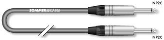 כבל רמקול 1 מטר פלגים SOMMER ME10-215-0100 NEUTRIK