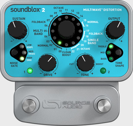 מולטי דיסטורשן 2 לגיטרה Soundblox2 Multiwave Distortion