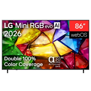 טלוויזיה חכמה 86" LG 4K Mini RGB אל ג