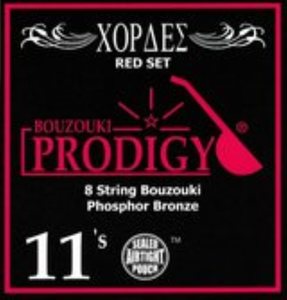 סט מיתרים לבוזוקי  Prodigy RED Phosphor Bronze Wound 0.11