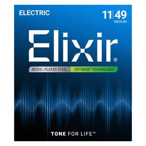 סט מיתרים לחשמלית ELIXIR OPTIWEB 19102 11-49
