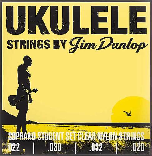 סט מיתרים ליוקללה סופרן DUNLOP DUY201 STD