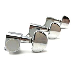 סט מפתחות 3+3 כרום לגיטרה אקוסטית ראש מעוגל Moratti GP01