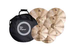 סט מצילות + נרתיק "Istanbul Agop XIST 14" 16" 18" 20