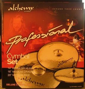 סט מצילות + תיק "Istanbul Agop Alchemy Pro. 14"16"20